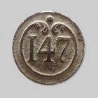 Regimentsknopf  147 | Foto: Michael Schmahl (© Landesamt für Archäologie Sachsen)