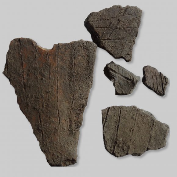 Scherbe slawisch | Foto: Michael Schmahl (© Landesamt für Archäologie Sachsen)