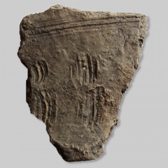 Scherbe slawisch | Foto: Michael Schmahl (© Landesamt für Archäologie Sachsen)