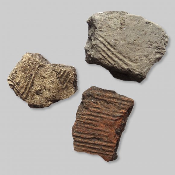 Scherbe slawisch | Foto: Michael Schmahl (© Landesamt für Archäologie Sachsen)