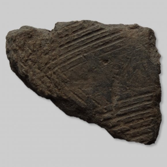 Scherbe römische Kaiserzeit | Foto: Michael Schmahl (© Landesamt für Archäologie Sachsen)