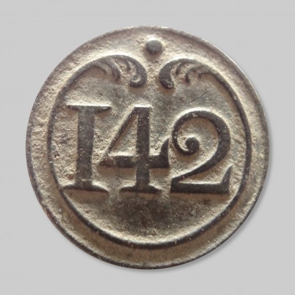 Regimentsknopf  142 | Foto: Michael Schmahl (© Landesamt für Archäologie Sachsen)