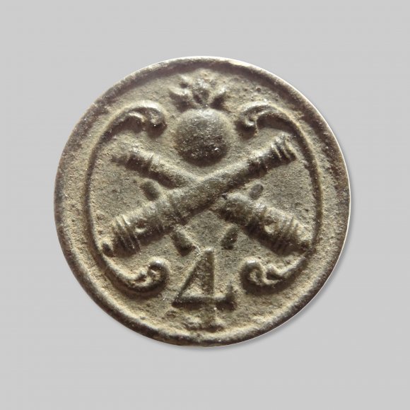 Regimentsknopf  Artillerie 4 | Foto: Michael Schmahl (© Landesamt für Archäologie Sachsen)