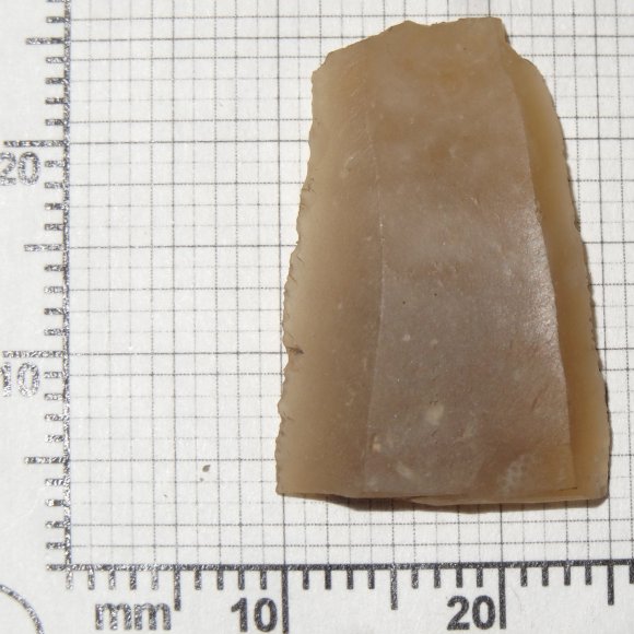 Klingenbruchstück | Foto: Michael Schmahl (© Landesamt für Archäologie Sachsen)