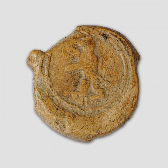 Bleiplombe | Foto: Uwe Schroeder (© Landesamt für Archäologie Sachsen)