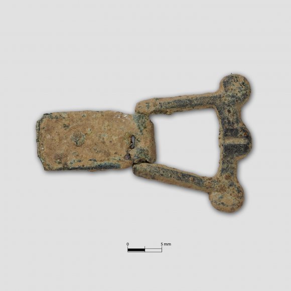 Kleine Schnalle | Foto: Uwe Schroeder (© Landesamt für Archäologie Sachsen)