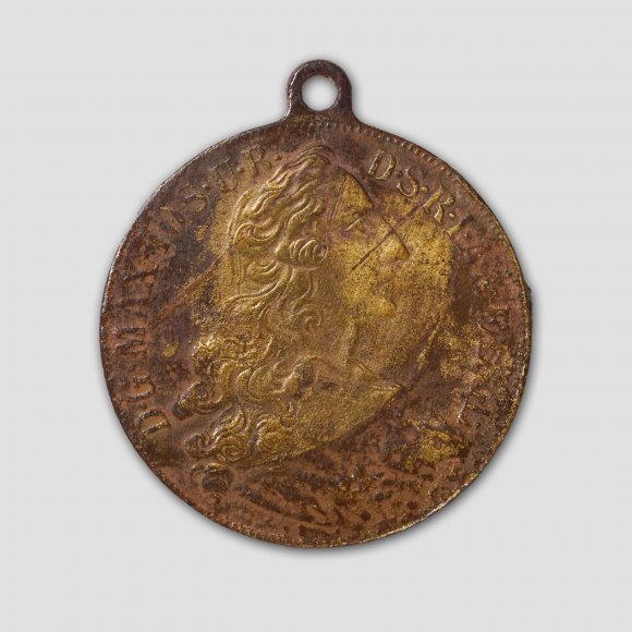 Medaille | Foto: Uwe Schroeder (© Landesamt für Archäologie Sachsen)