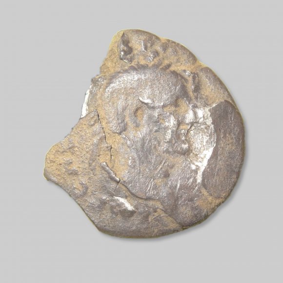Römische Münze silber | Foto: Michael Schmahl (© Landesamt für Archäologie Sachsen)
