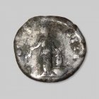 Römische Münze silber | Foto: Michael Schmahl (© Landesamt für Archäologie Sachsen)