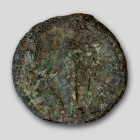 Römische Münze | Foto: Uwe Schroeder (© Landesamt für Archäologie Sachsen)