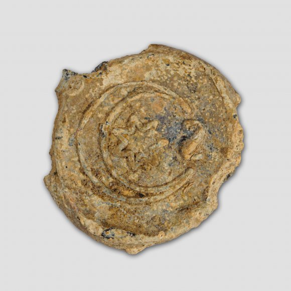 Bleiplombe - Bleiplombe aus Oelsnitz (⌀ 17 mm)