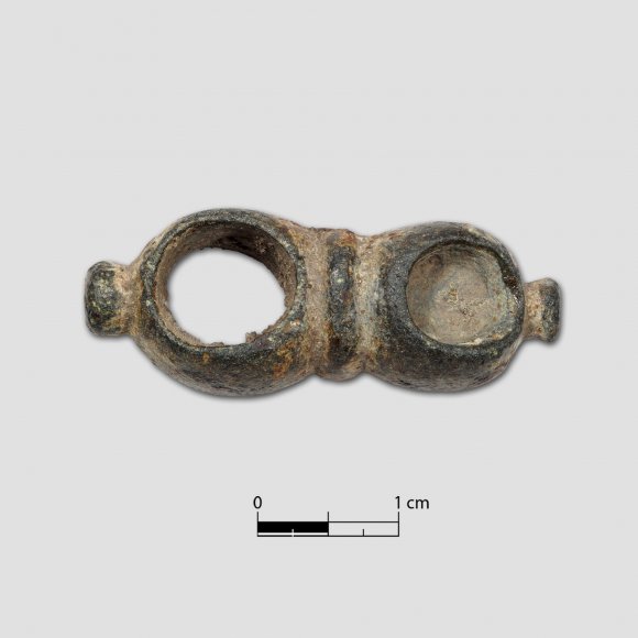 Gürtelkettenglied - Kettenglied einer Gürtelkette mit profilierten Stabgliedern