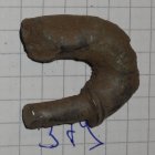 Bruchstück Schnalle mit keulenförmigem Dorn | Foto: Uwe Schroeder (© Landesamt für Archäologie Sachsen)